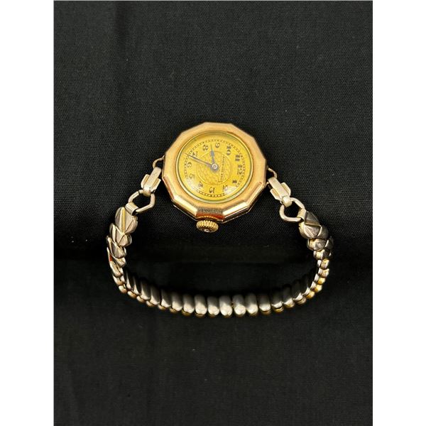 Antique Mars 16J Harwood bros wrist watch