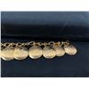Image 3 : 7" Ladies gold tone bracelet w/10 commandments