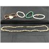 Image 1 : Group lot of 5 mixed ladies bracelets