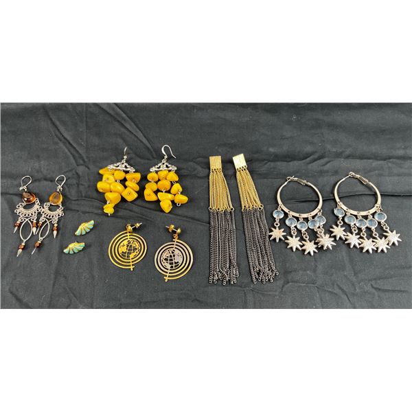 Lot of 6 mixed style ladies earrings