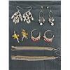 Image 1 : Lot of 5 mixed style ladies earrings
