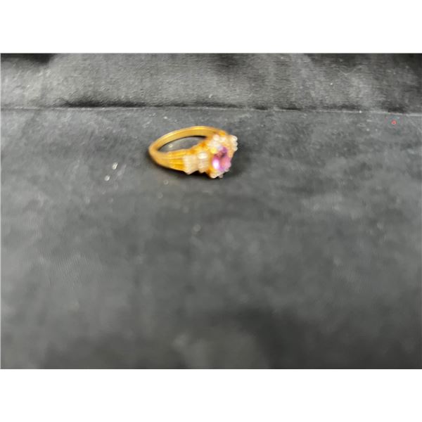 Ladies multi stone costume ring