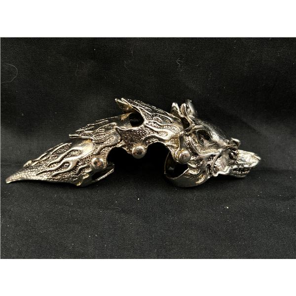 Interesting "Armour" Style jointed finger ring