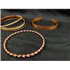 Image 3 : Lot of 5 womens metal bangle style bracelets