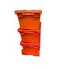 Image 2 : 3 Stackable Totes with Wheeled Cart