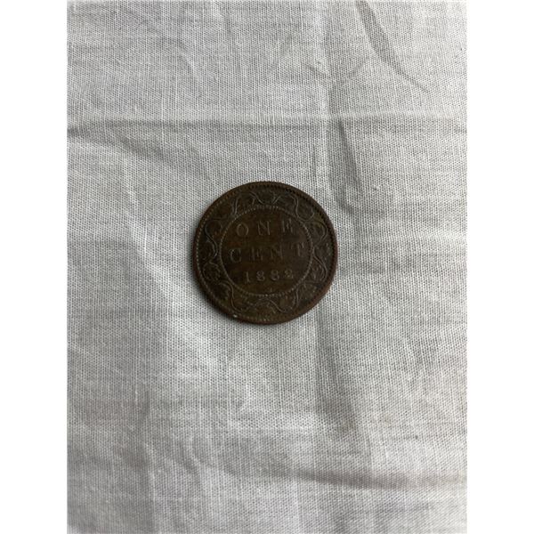 1882H Victorian Canada Large Cent