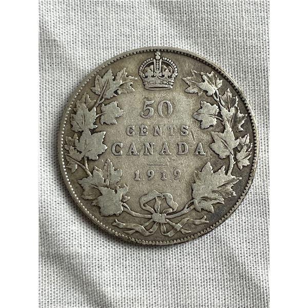 last sterling silver (.925) Canada 50 cent