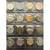 Image 1 : page of vintage mixed trade dollars and tokens