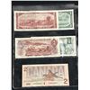 Image 2 : lot of 5 of Canada's last $1 & $2 banknotes
