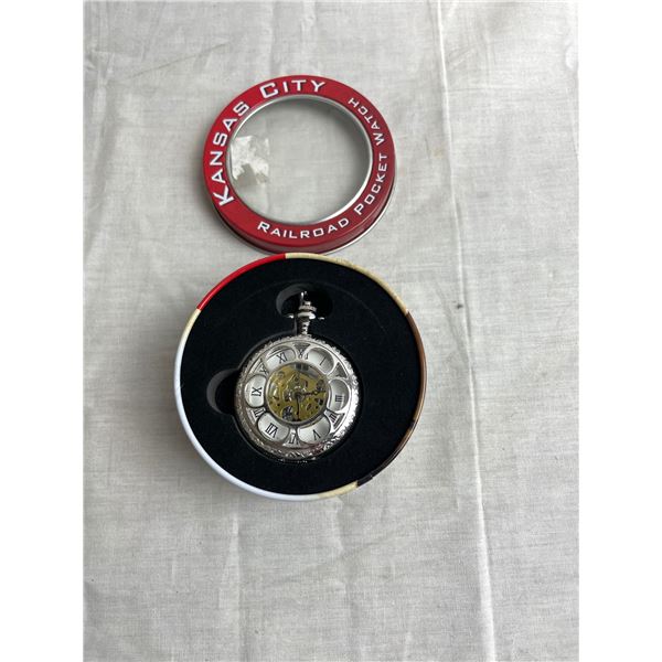 Kansas City Railroad Pocket Watch