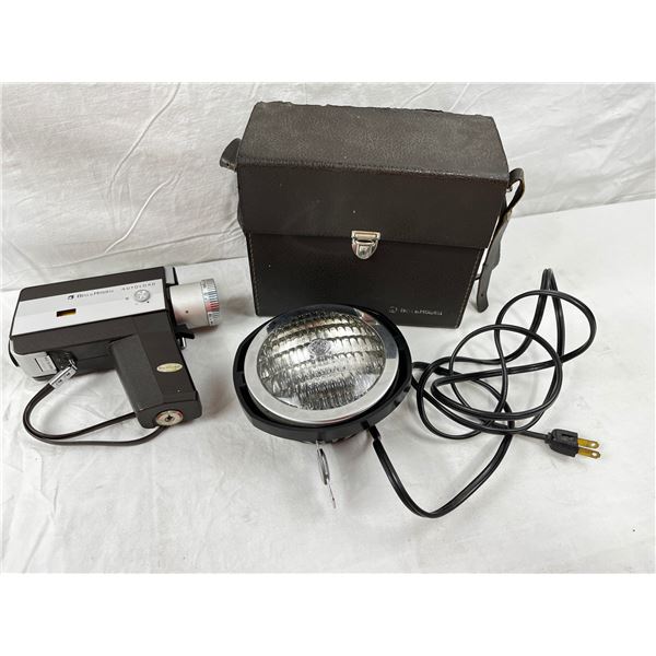 Bell & Howell Focus-Matic Autoload Video Camera with Super 8 Movie Light