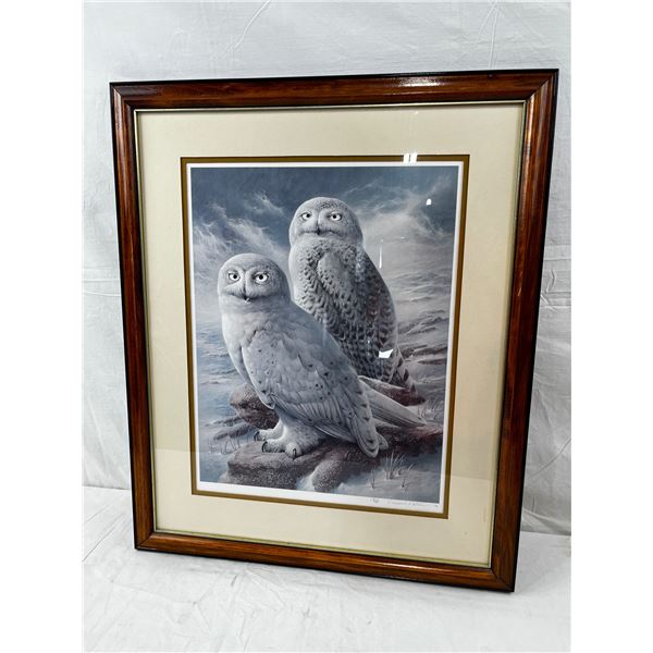 The Snowy Owl Print signed by Raymond Watson