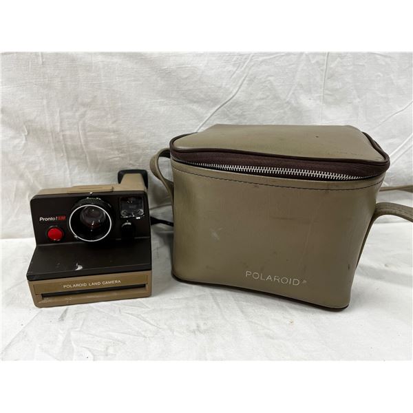 Polaroid Land Camera with Case