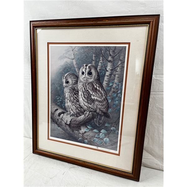The Tawny Owl Print signed by Raymond Watson