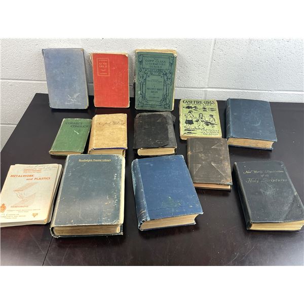 Antique Books Lot