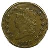 Image 1 : 1812 Classic Head Cent Small Date PCGS Genuine Environmental Damage VF Detail