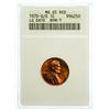 Image 2 : 1970-S/S Lincoln Cent Large Date ANACS MS-65 RD