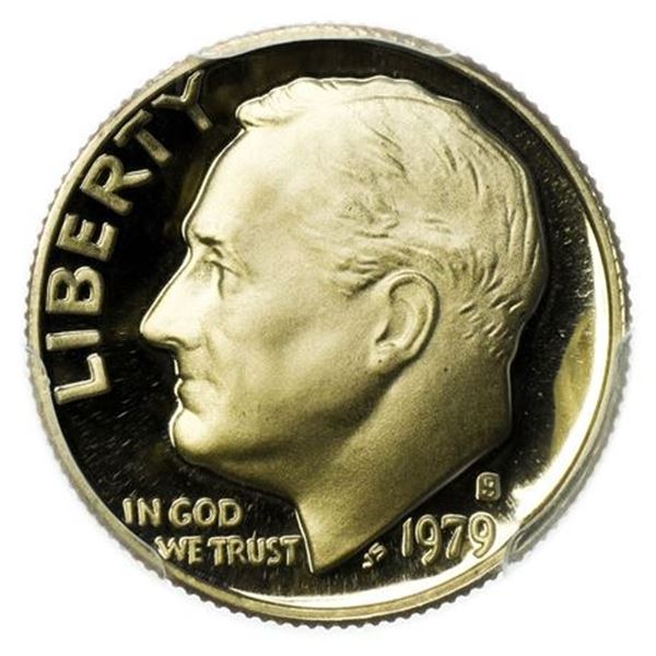 1979-S Proof Roosevelt Dime Type 1 PCGS PR-70 DCAM