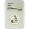 Image 2 : 1950-D Washington Quarter NGC MS-66