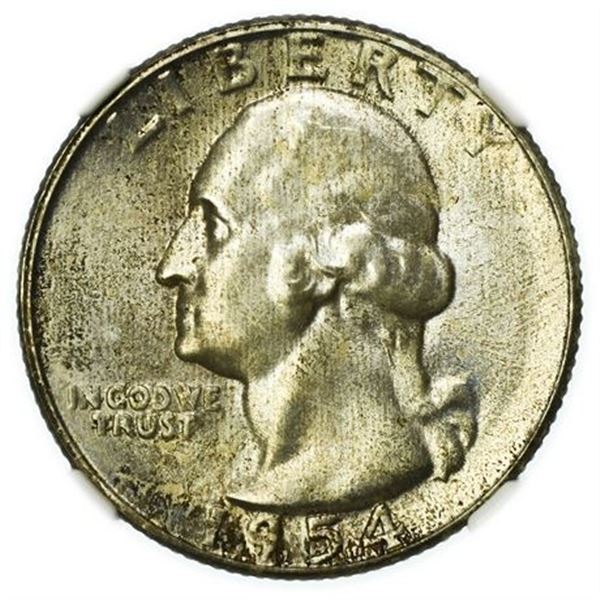 1954-S Washington Quarter NGC MS-66