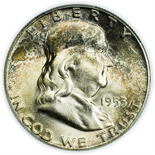 1953 Franklin Half Dollar PCGS MS-64