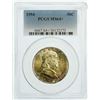 Image 2 : 1954 Franklin Half Dollar PCGS MS-64+