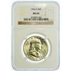 Image 2 : 1954-S Franklin Half Dollar NGC MS-64