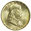 Image 1 : 1957 Franklin Half Dollar NGC MS-65