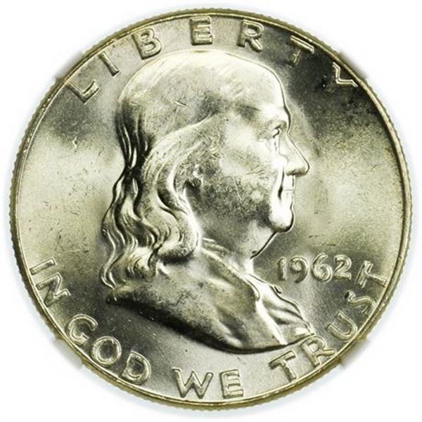 1962 Franklin Half Dollar NGC MS-64