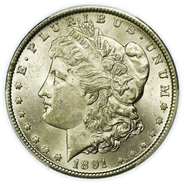 1891-CC Morgan Dollar PCGS MS-62