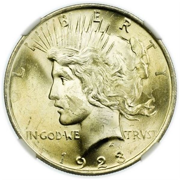 1923 Peace Dollar NGC MS-63