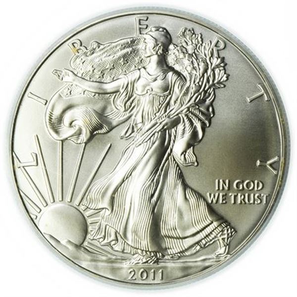 2011 Silver Eagle PCGS MS-69 Struck at San Francisco