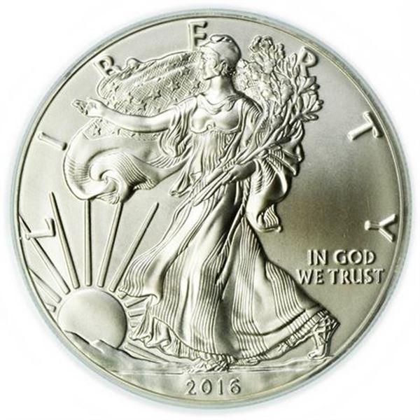 2016 Silver Eagle PCGS MS-70 30th Anniversary First Strike