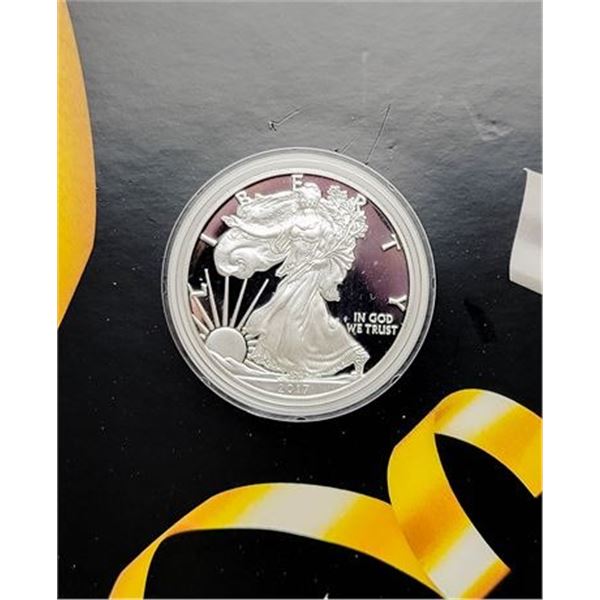 2017 Proof Silver Eagle Congratulations Set