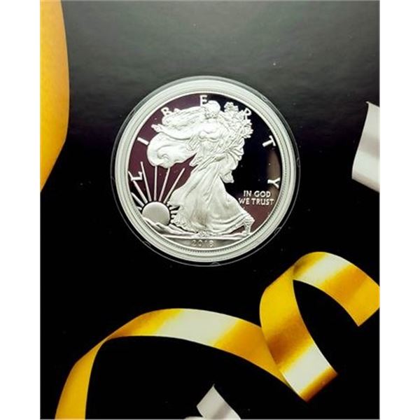 2018 Proof Silver Eagle Congratulations Set