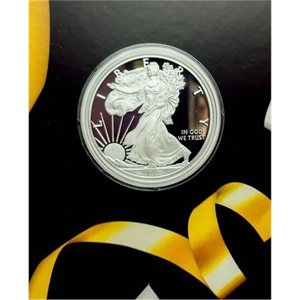 2019 Proof Silver Eagle Congratulations Set