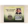 Image 1 : JOHN F. KENNEDY BICENTENNIAL COIN & STAMP