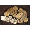 Image 1 : ROLL OF 50 ASSORTED INDIAN HEAD CENTS: 2-1899,