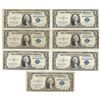 Image 1 : Group of 7 1935 $1 Silver Certificates
