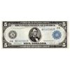 Image 1 : Fr.850 1914 $5 Federal Reserve Note New York