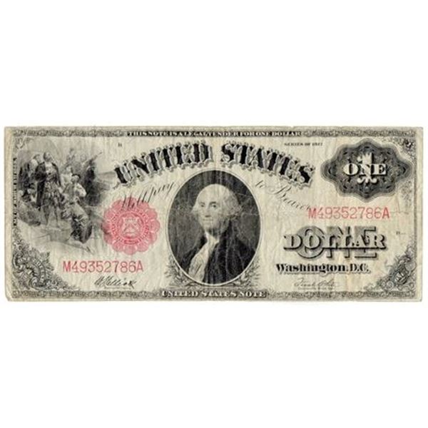 Fr.38 1917 $1 Legal Tender Note
