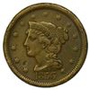 Image 1 : 1856 Slanted 5 Braided Hair Large Cent