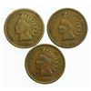 Image 1 : Group of 3 Indian Head Cents 1905, 1906, 1907
