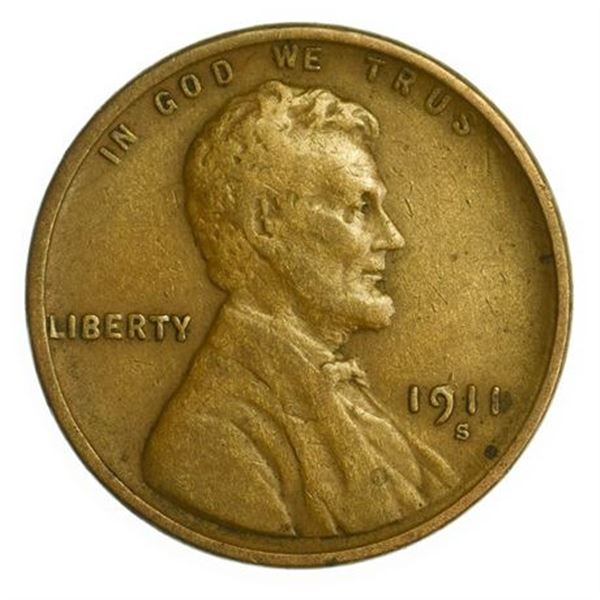 1911-S Lincoln Wheat Cent
