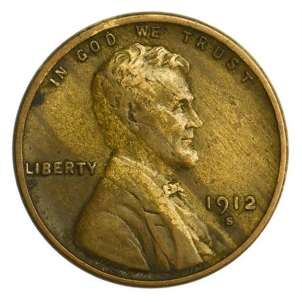 1912-S Lincoln Wheat Cent
