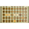 Image 3 : 1938 Vintage Lincoln Head Pennies Board Partial 1909 - 1939