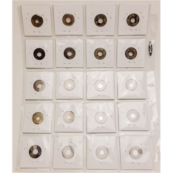Group of 20 Amusement Tokens