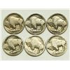 Image 2 : Group of 6 Buffalo Nickels 1919, 1920, 1923, 1924, 1925, 1926