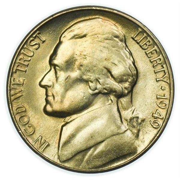 1949-D Jefferson War Nickel