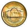 Image 1 : 1950-D Jefferson Nickel Rainbow Toned